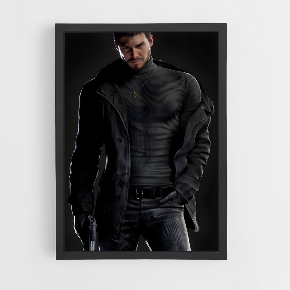 Poster Chris Redfield: L'Ultime Survivant – affiche Resident Evil (vue 2)